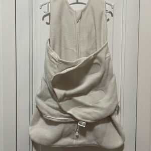 Halo Cream Fleece Baby Swaddle